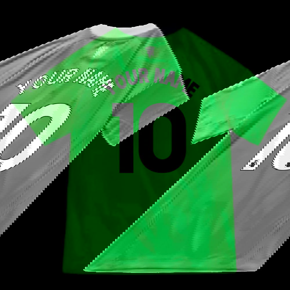 2025-2026 Man Utd Third Goalkeeper Shirt (Green) - Kids (Your Name)