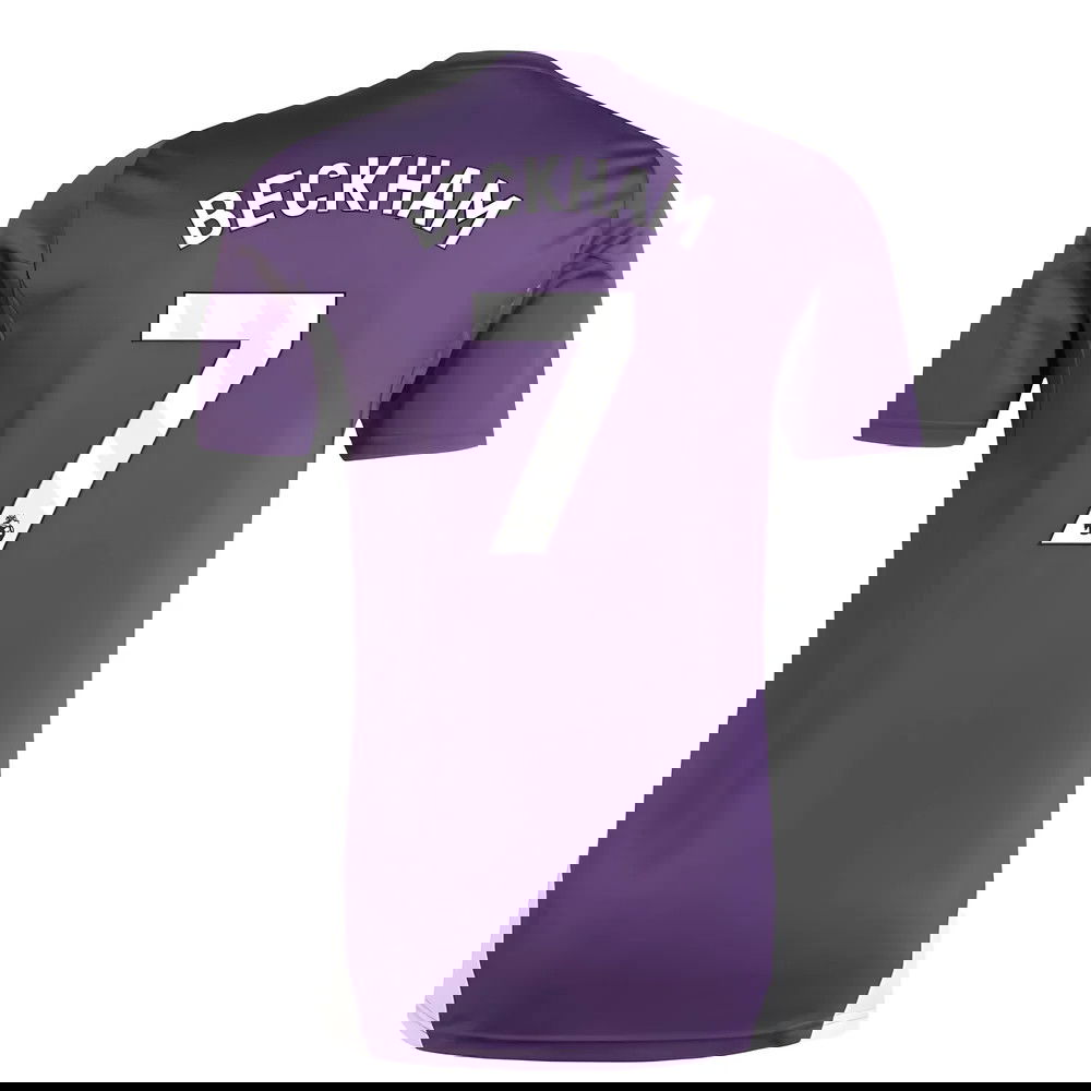 2025-2026 Man Utd Training Jersey (Aurora Plum) (Beckham 7)