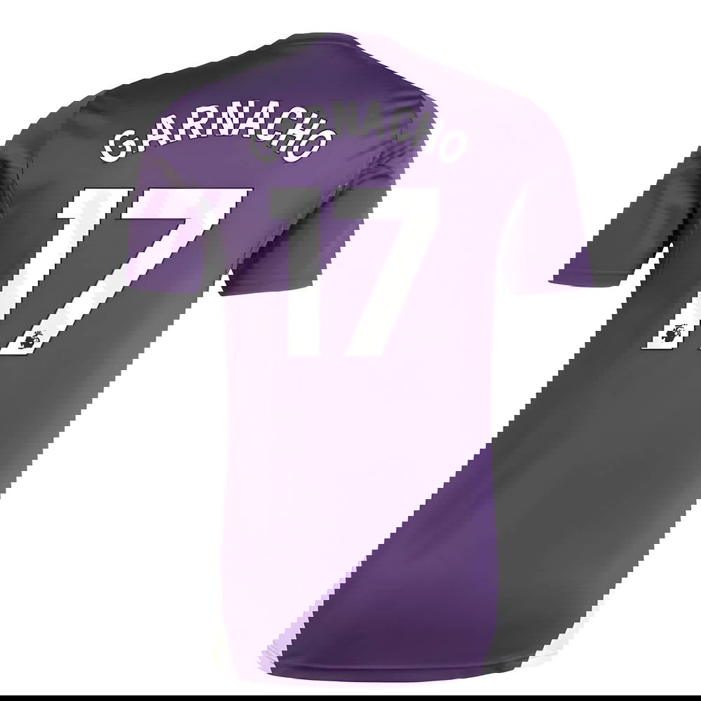 2025-2026 Man Utd Training Jersey (Aurora Plum) (Garnacho 17)