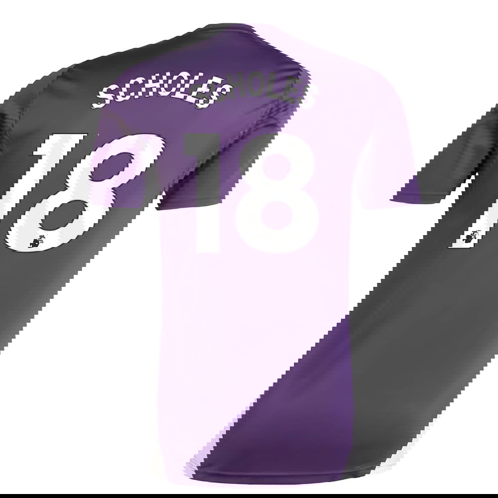 2025-2026 Man Utd Training Jersey (Aurora Plum) (Scholes 18)