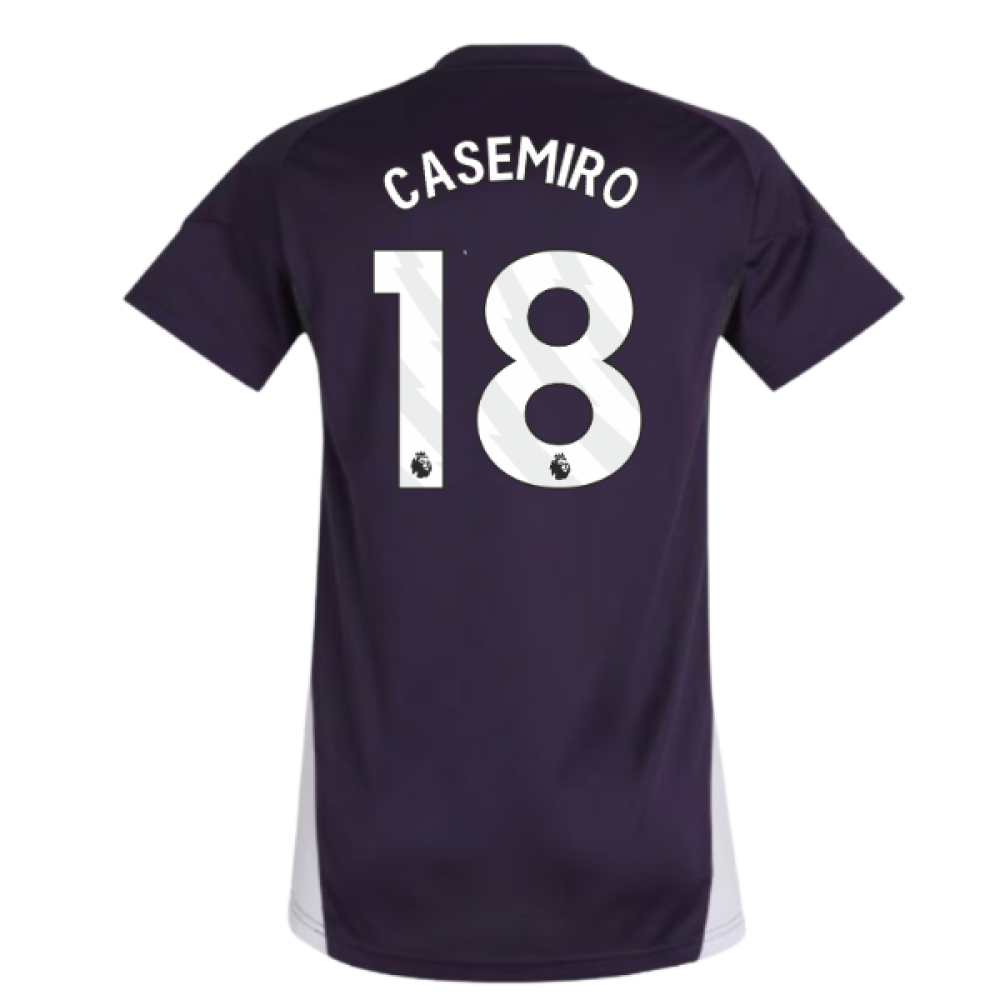 2025-2026 Man Utd Training Jersey (Aurora Plum) - Womens (Casemiro 18)