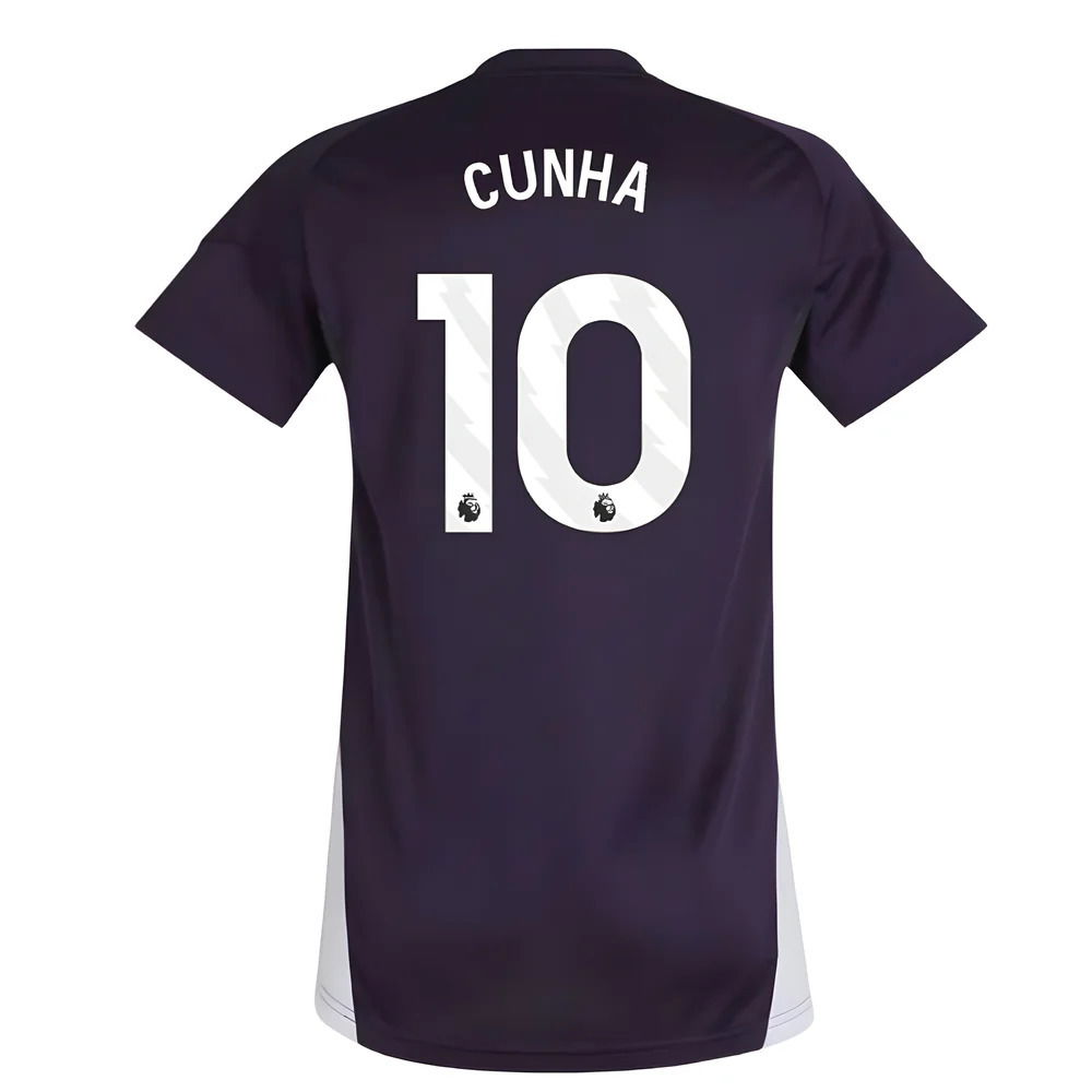 2025-2026 Man Utd Training Jersey (Aurora Plum) - Womens (Cunha 10)