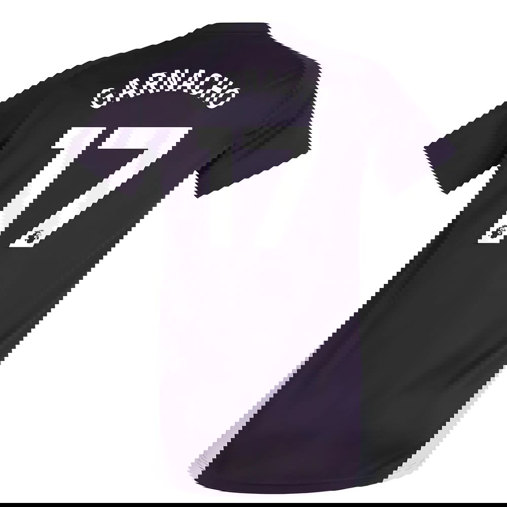 2025-2026 Man Utd Training Jersey (Aurora Plum) - Womens (Garnacho 17)