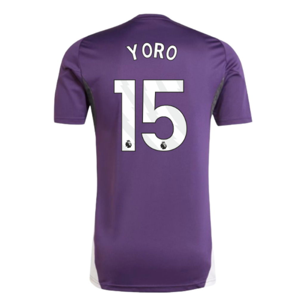 2025-2026 Man Utd Training Jersey (Aurora Plum) (Yoro 15)