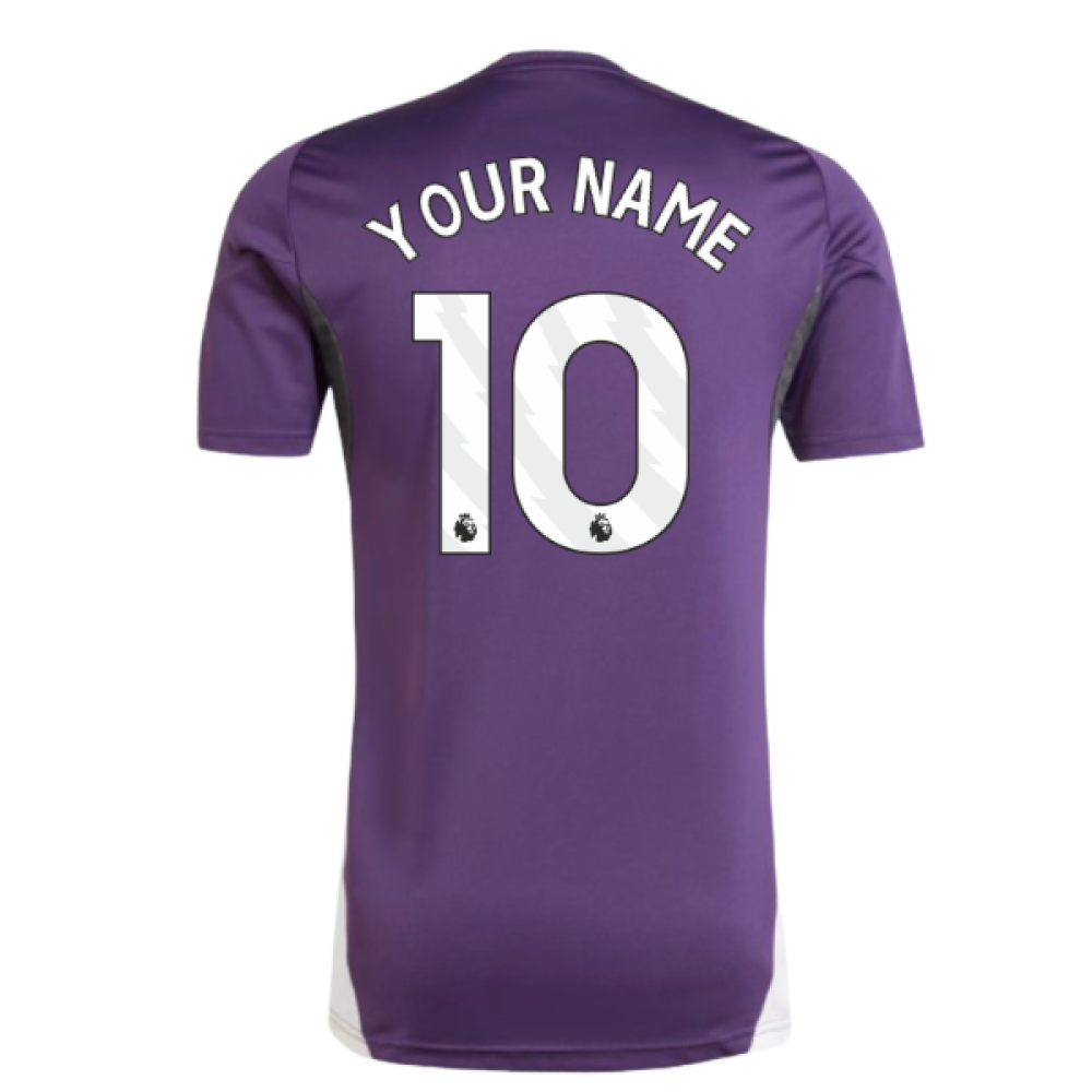 2025-2026 Man Utd Training Jersey (Aurora Plum) (Your Name)