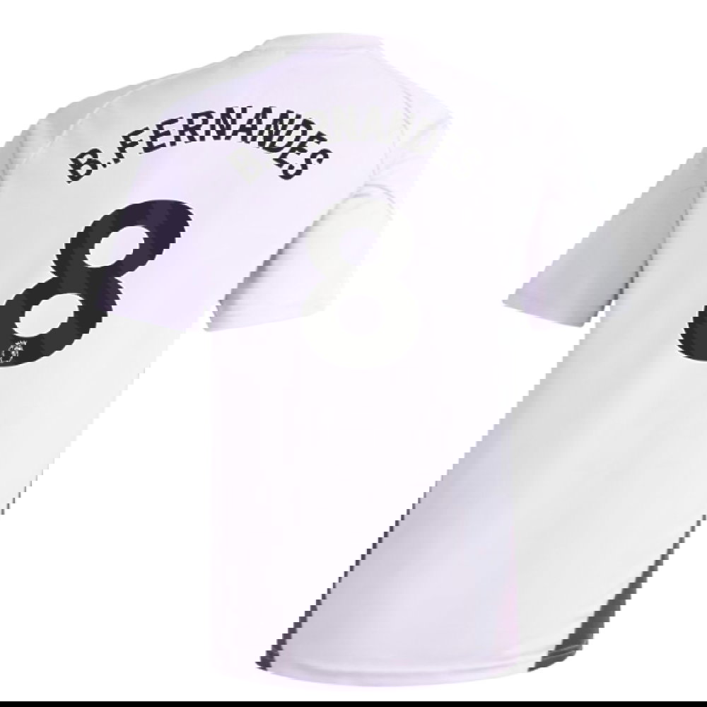 2025-2026 Man Utd Training Jersey (Purple Tint) - Kids (B.Fernandes 8)