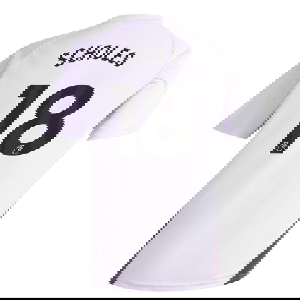 2025-2026 Man Utd Training Jersey (Purple Tint) - Kids (Scholes 18)