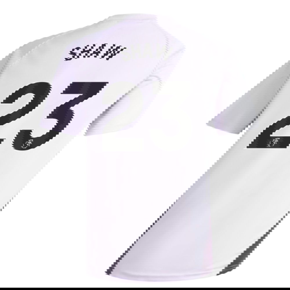 2025-2026 Man Utd Training Jersey (Purple Tint) - Kids (Shaw 23)