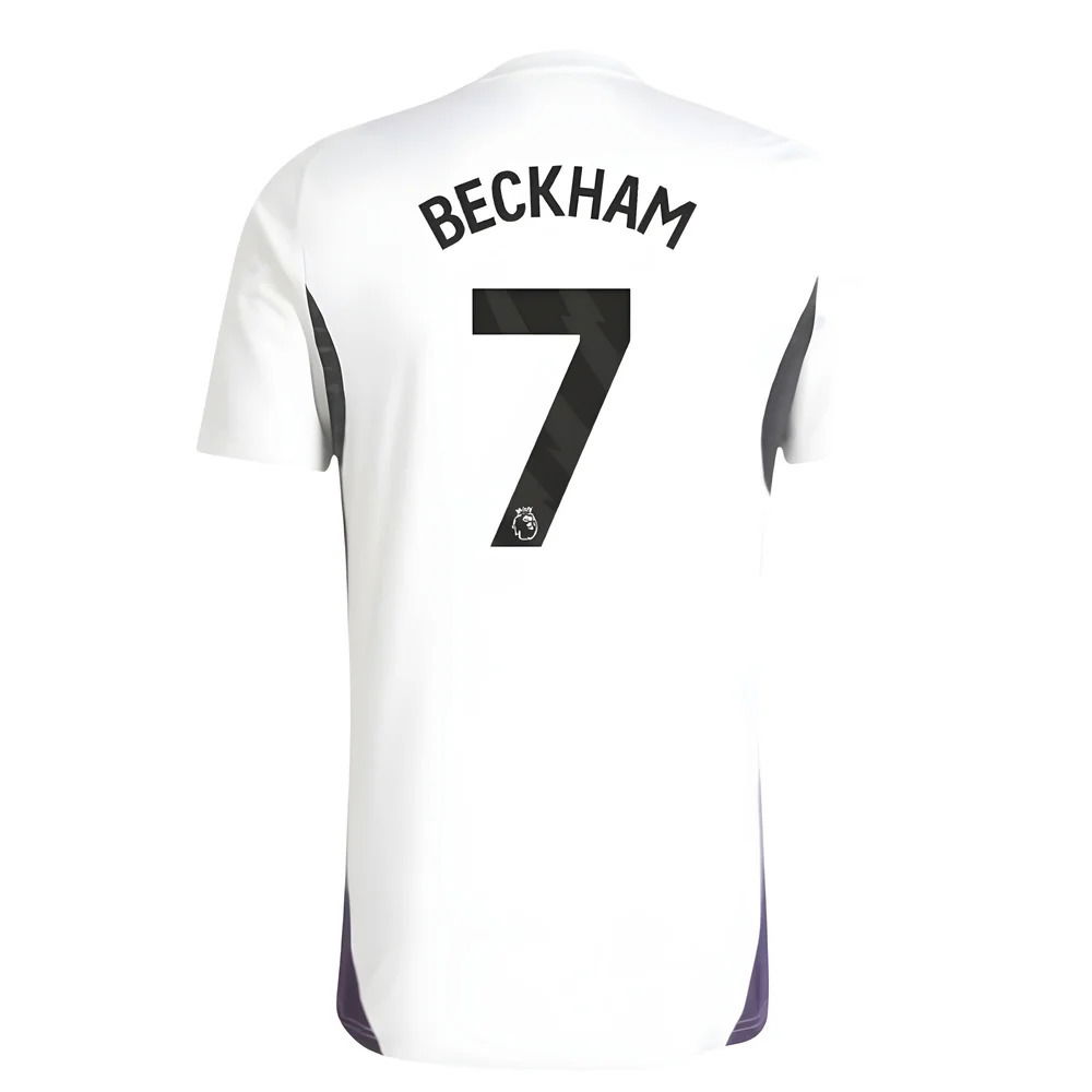 2025-2026 Man Utd Training Jersey (White) (Beckham 7)
