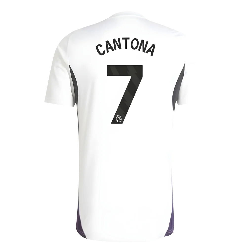 2025-2026 Man Utd Training Jersey (White) (Cantona 7)