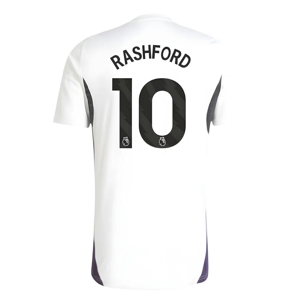 2025-2026 Man Utd Training Jersey (White) (Rashford 10)