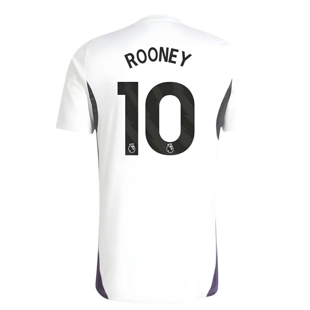 2025-2026 Man Utd Training Jersey (White) (Rooney 10)