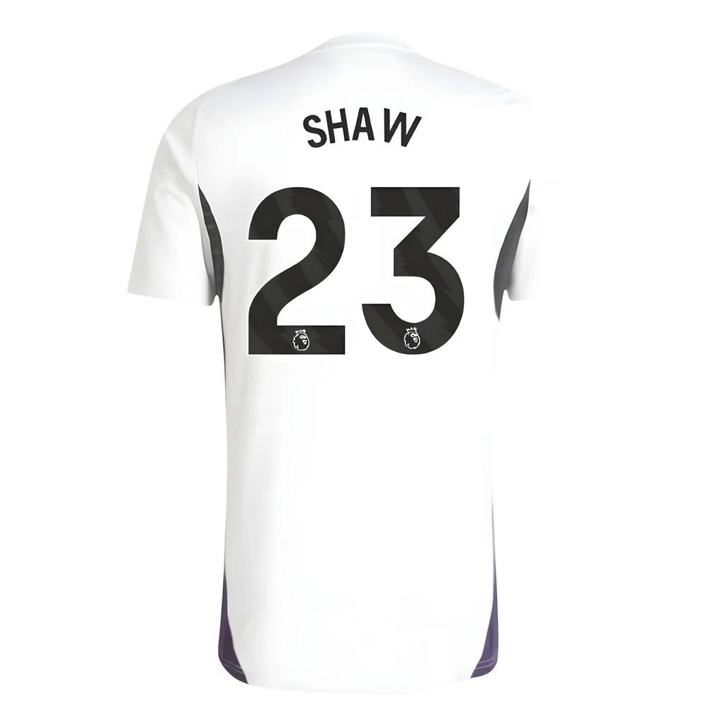2025-2026 Man Utd Training Jersey (White) (Shaw 23)