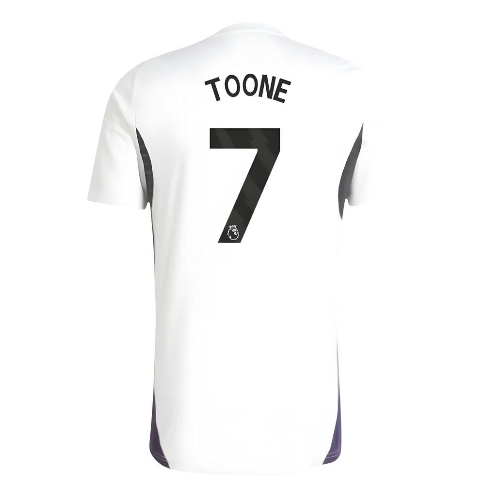 2025-2026 Man Utd Training Jersey (White) (Toone 7)