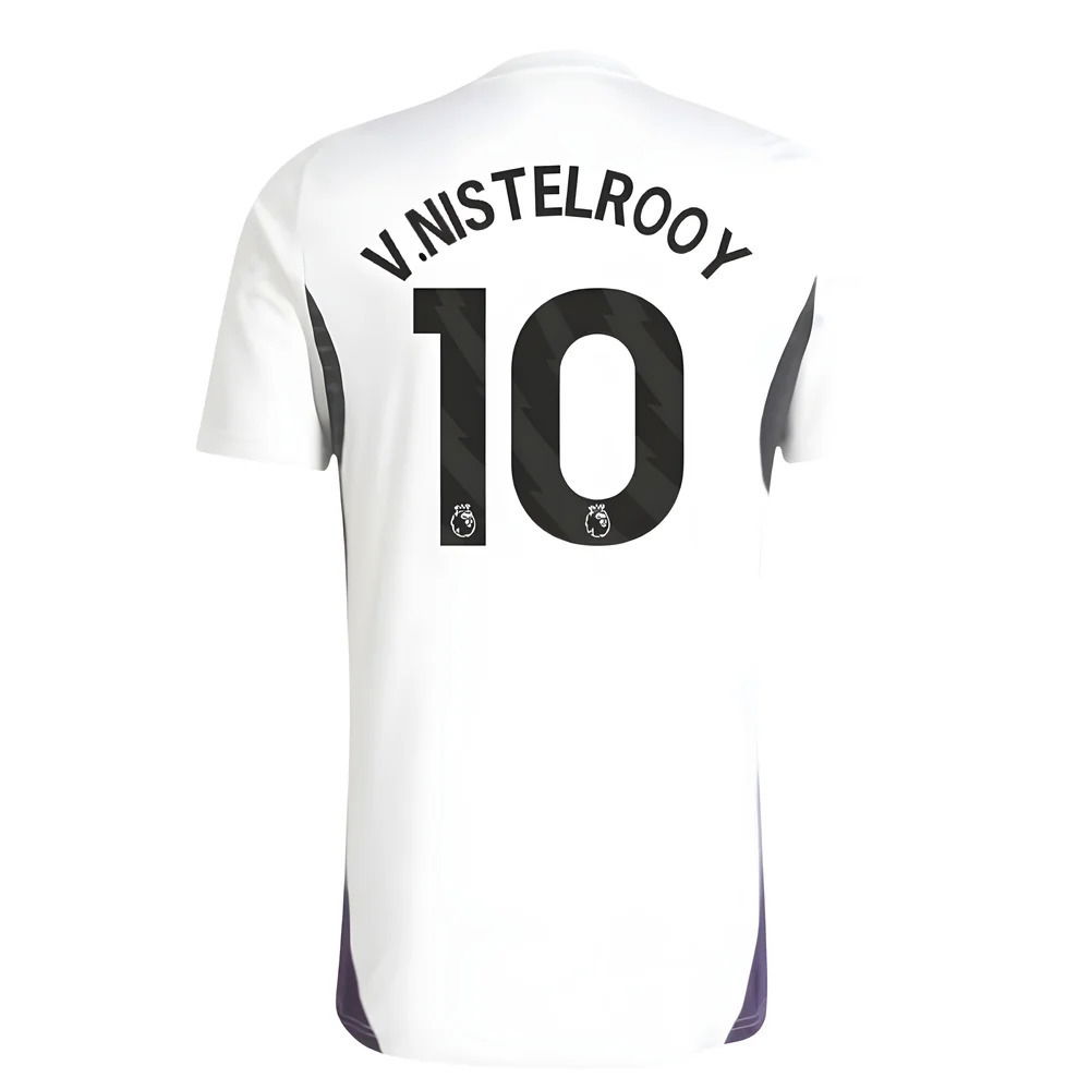 2025-2026 Man Utd Training Jersey (White) (V.Nistelrooy 10)
