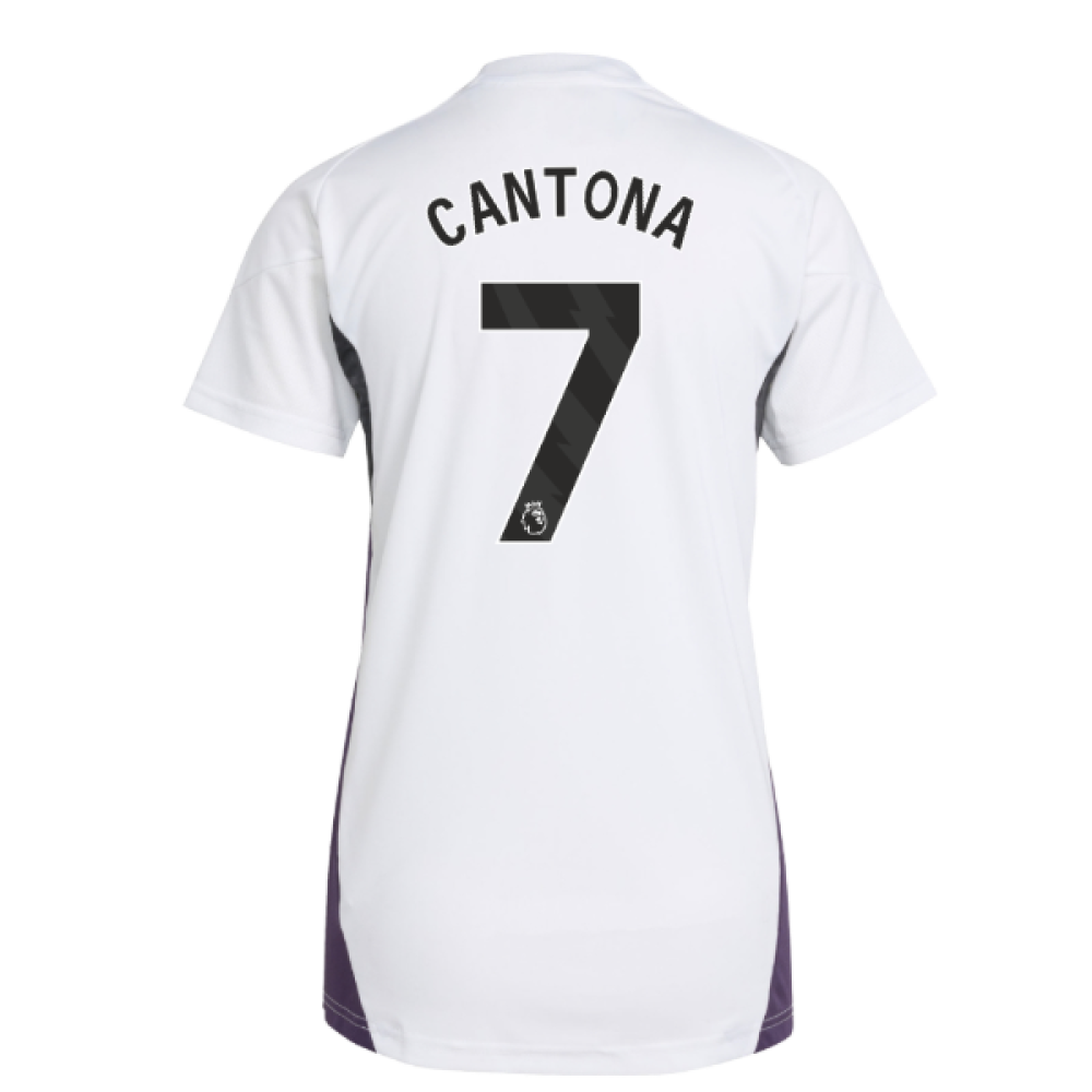 2025-2026 Man Utd Training Jersey (White) - Womens (Cantona 7)