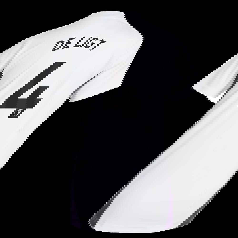 2025-2026 Man Utd Training Jersey (White) - Womens (De Ligt 4)