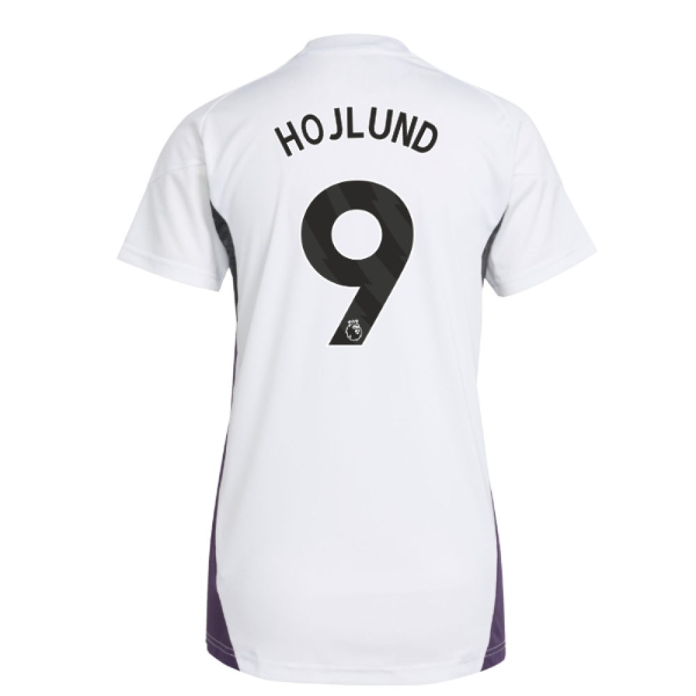 2025-2026 Man Utd Training Jersey (White) - Womens (Hojlund 9)