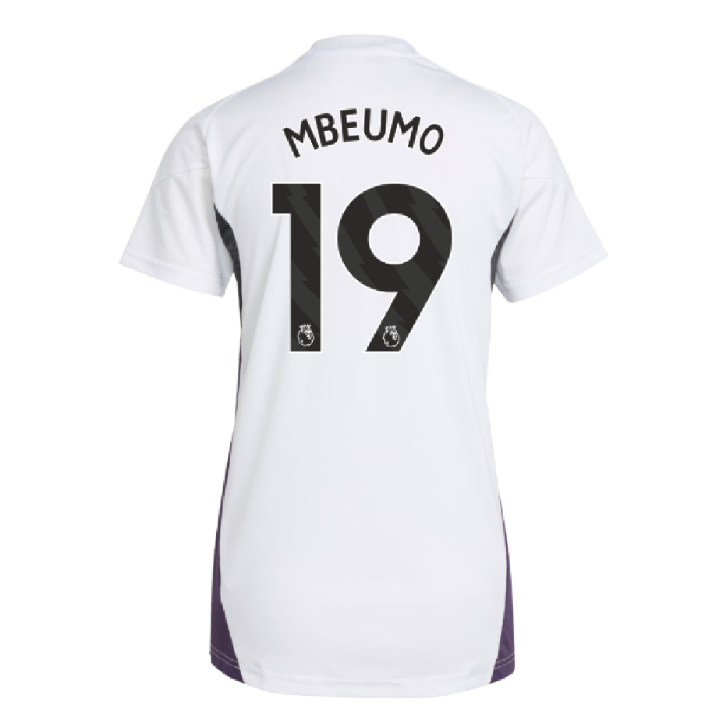 2025-2026 Man Utd Training Jersey (White) - Womens (Mbeumo 19)