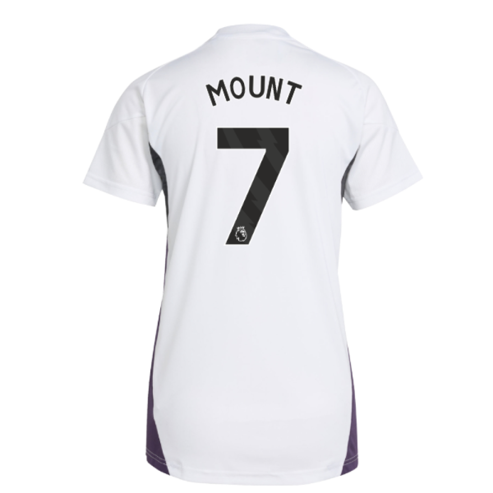 2025-2026 Man Utd Training Jersey (White) - Womens (Mount 7)