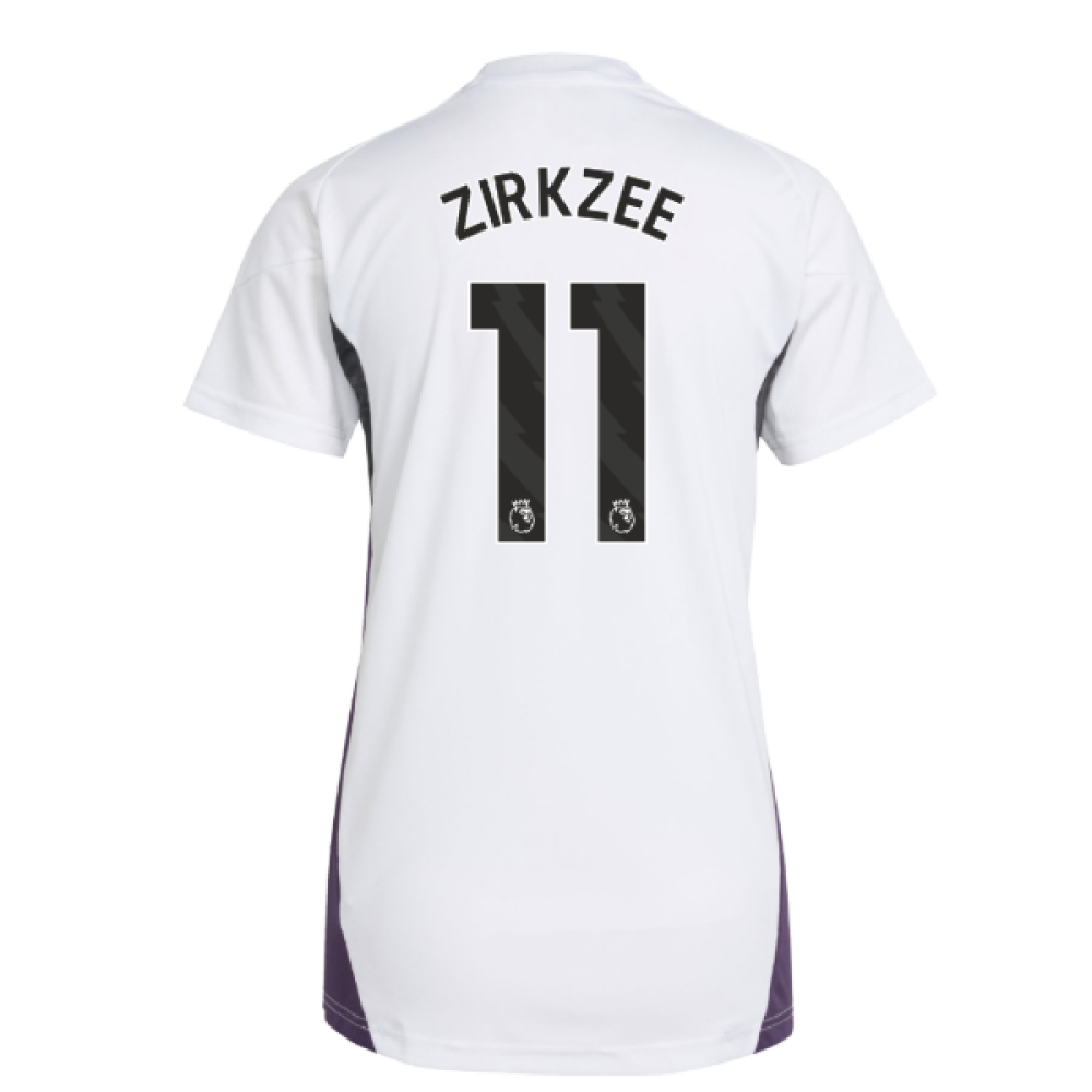 2025-2026 Man Utd Training Jersey (White) - Womens (Zirkzee 11)