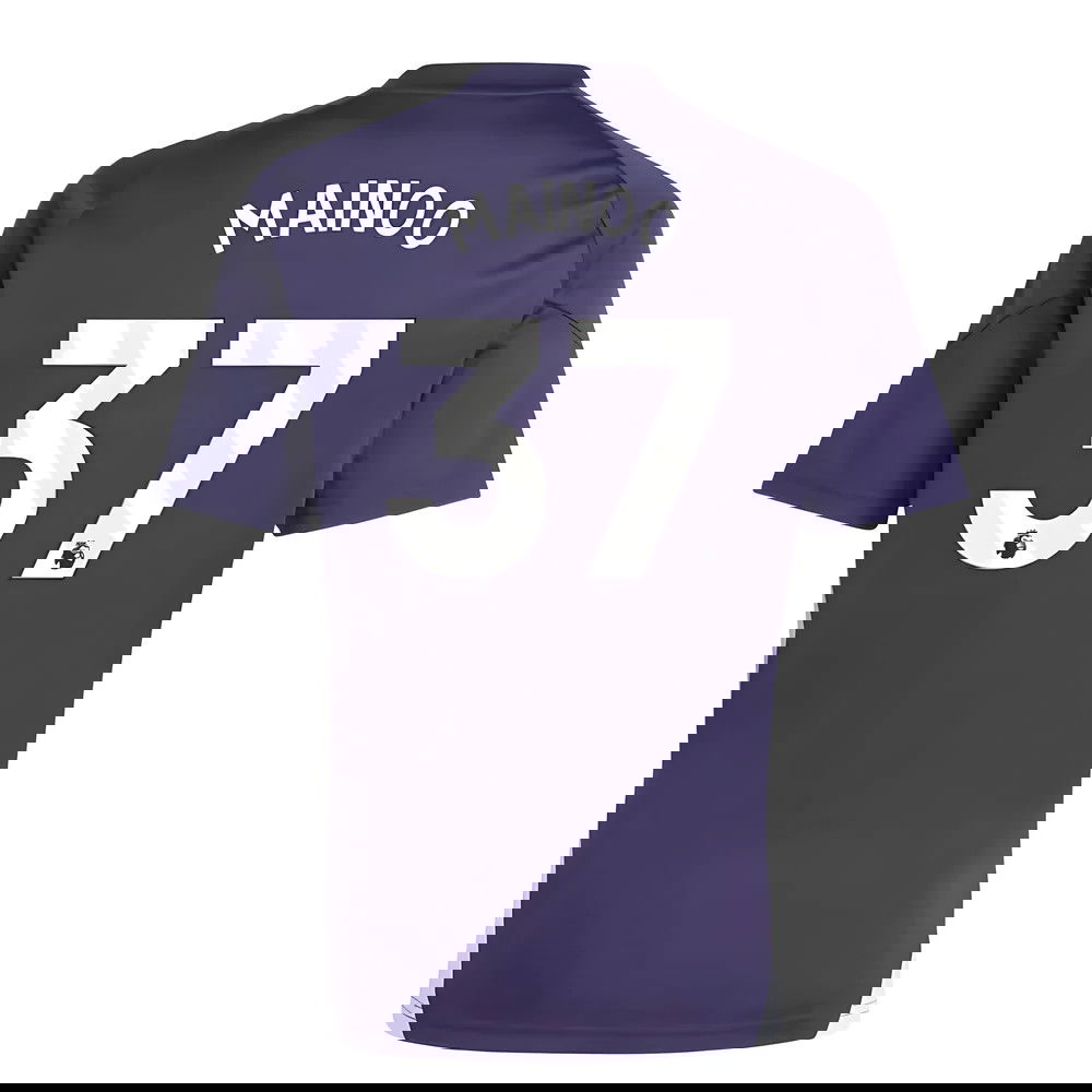 2025-2026 Man Utd Training Tee (Aurora Plum) (Mainoo 37)