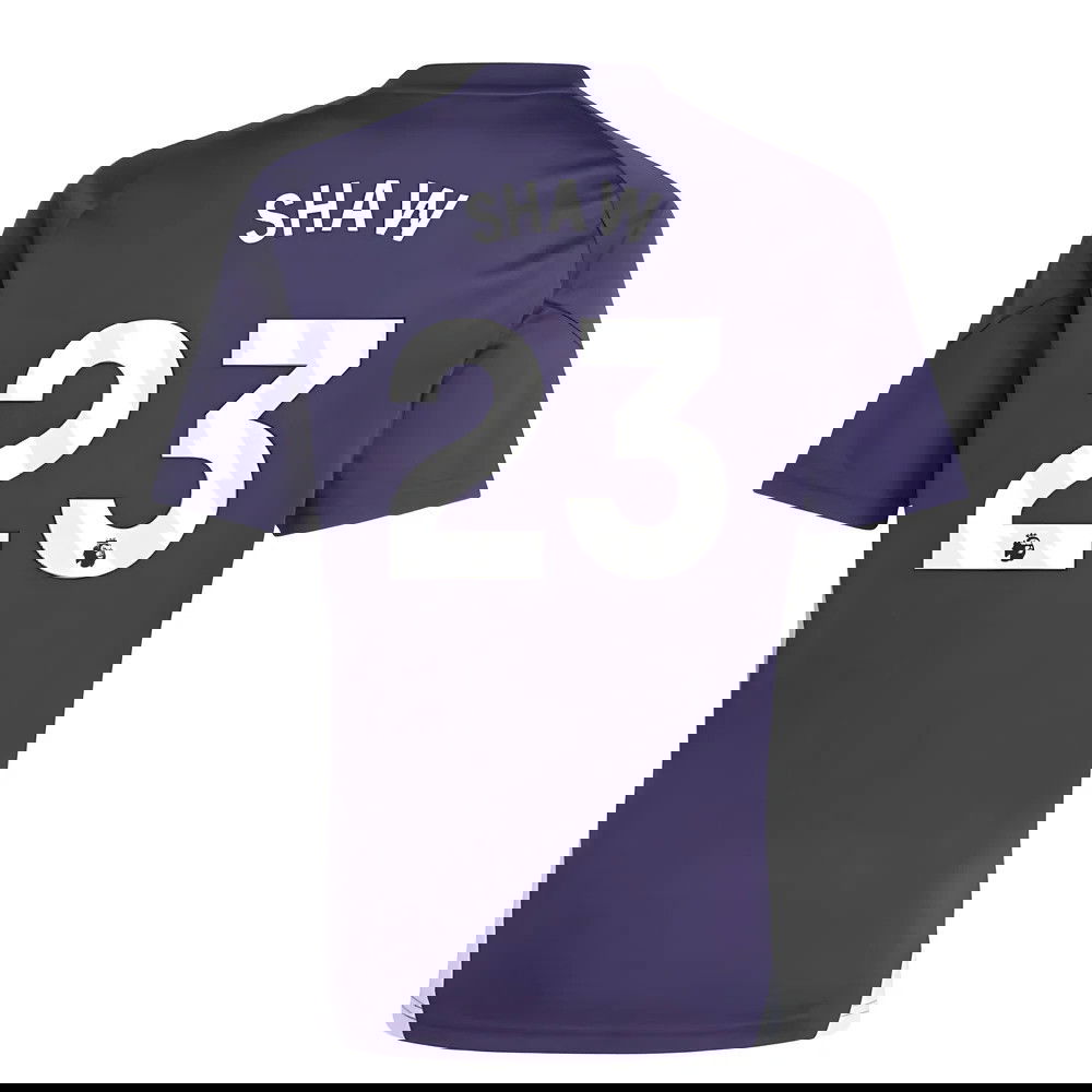 2025-2026 Man Utd Training Tee (Aurora Plum) (Shaw 23)