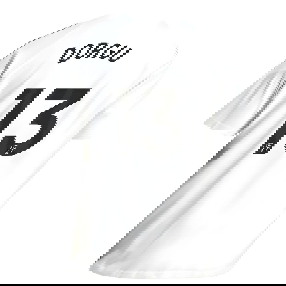 2025-2026 Man Utd Training Tee (White) (Dorgu 13)