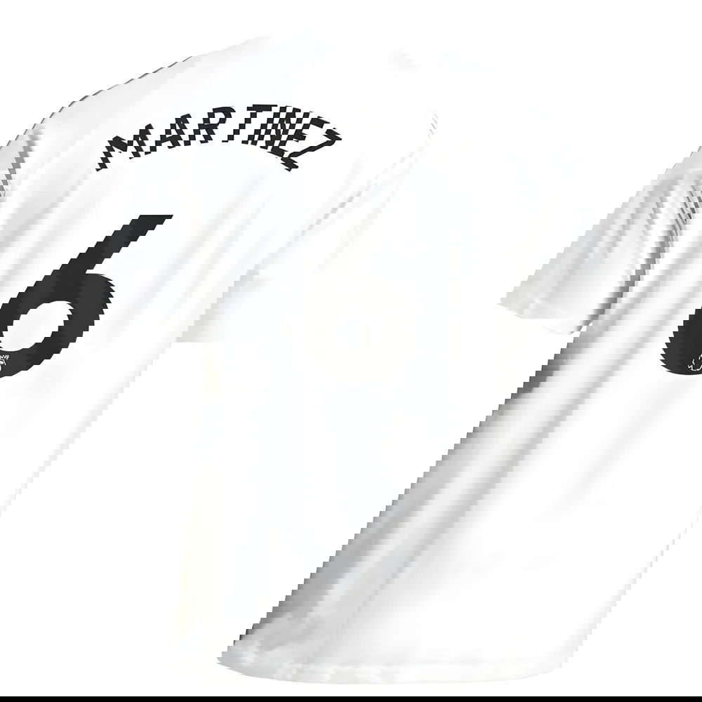 2025-2026 Man Utd Training Tee (White) (Martinez 6)