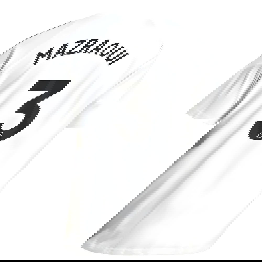 2025-2026 Man Utd Training Tee (White) (Mazraoui 3)