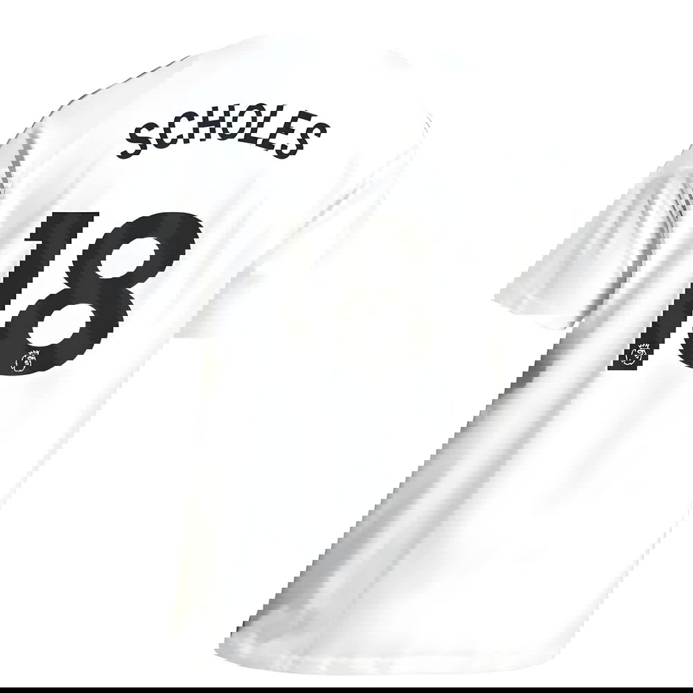 2025-2026 Man Utd Training Tee (White) (Scholes 18)
