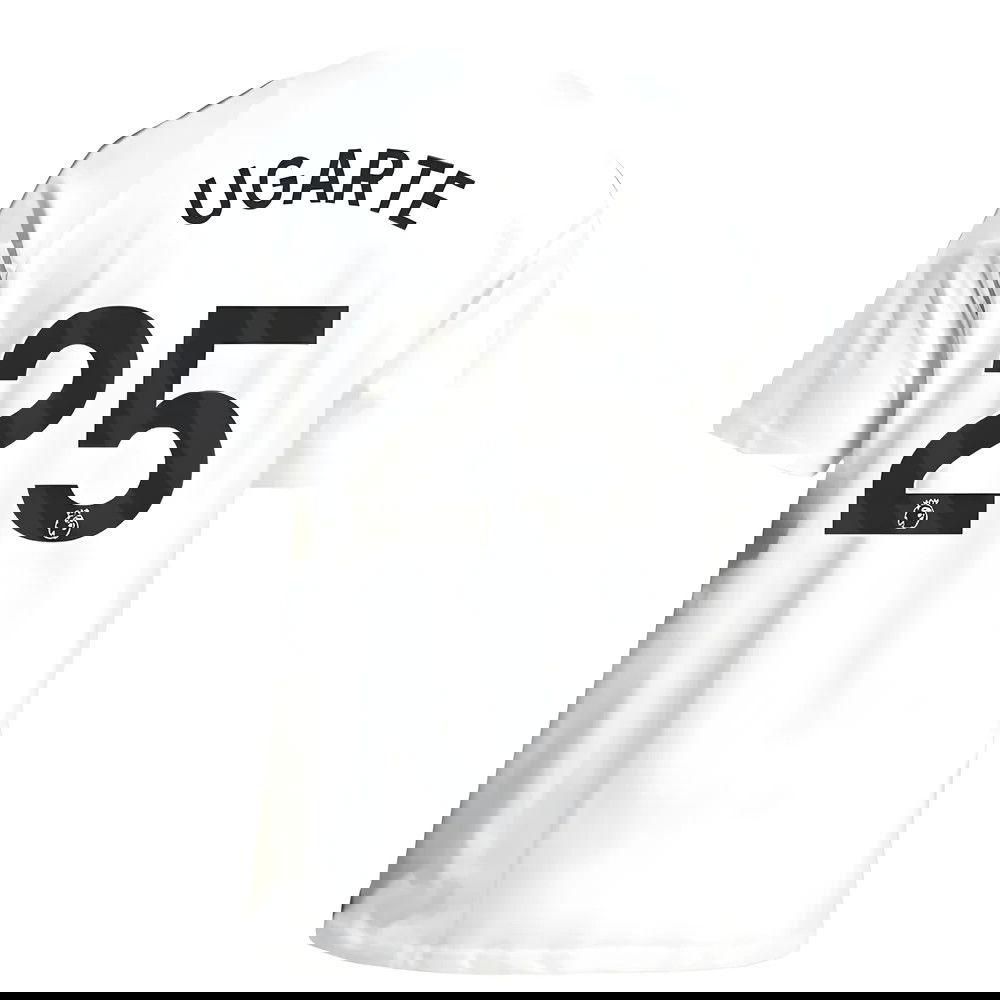 2025-2026 Man Utd Training Tee (White) (Ugarte 25)