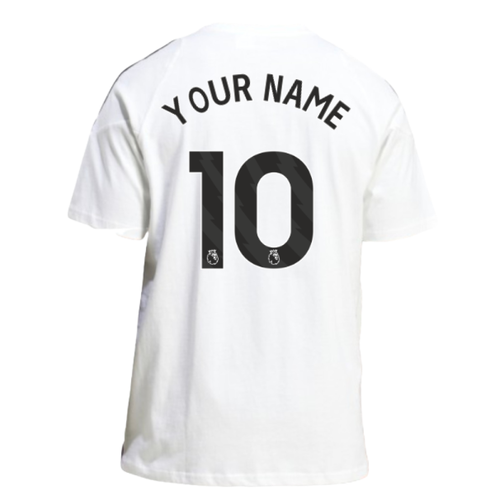 2025-2026 Man Utd Training Tee (White) (Your Name)