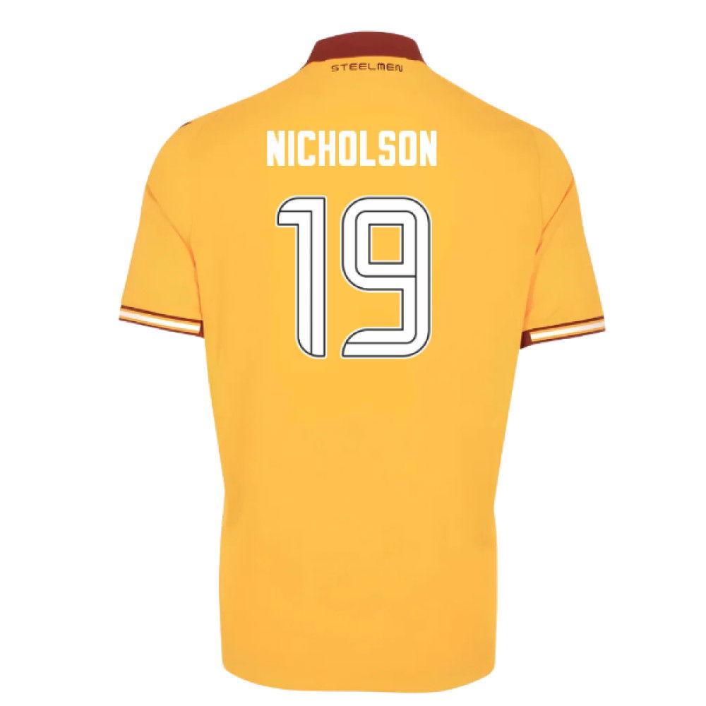 2025-2026 Motherwell Home Shirt (Nicholson 19)