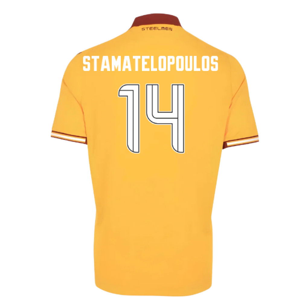 2025-2026 Motherwell Home Shirt (Stamatelopoulos 14)