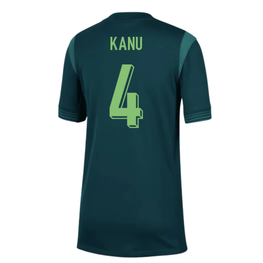 2025-2026 Nigeria Home Shirt (Womens Team) - Kids (Kanu 4)