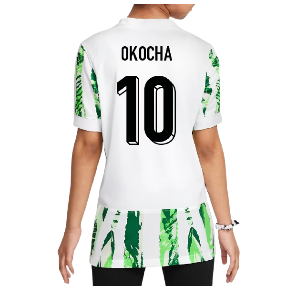 2025-2026 Nigeria Womens Team Away Shirt (Kids) (Okocha 10)