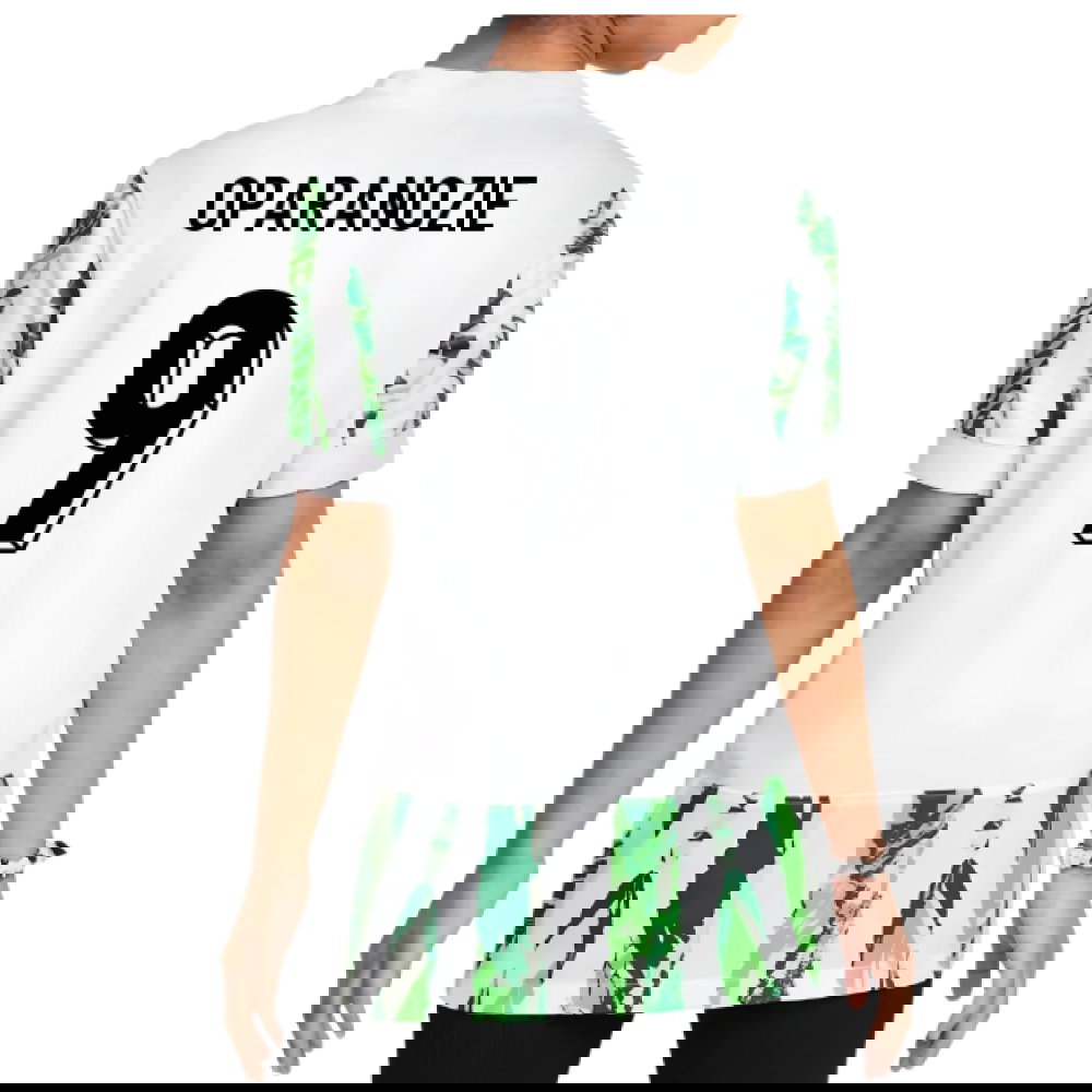 2025-2026 Nigeria Womens Team Away Shirt (Kids) (Oparanozie 9)