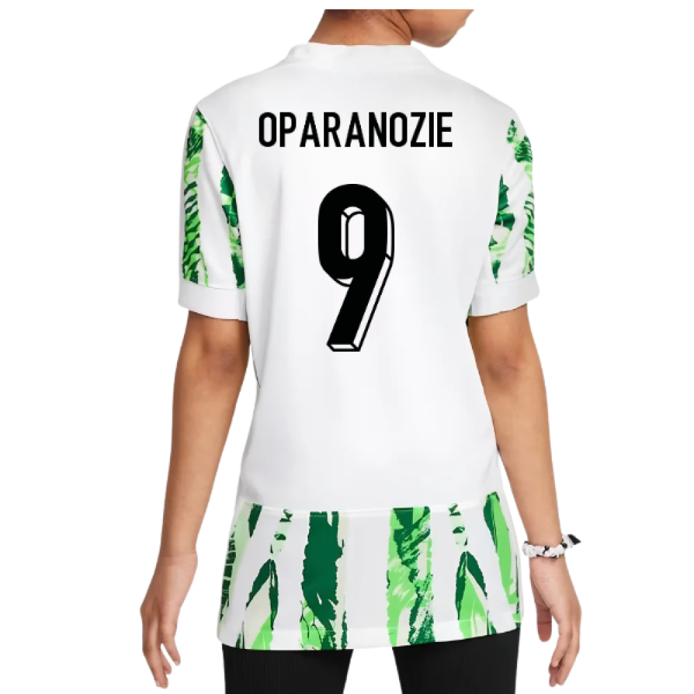 2025-2026 Nigeria Womens Team Away Shirt (Kids) (Oparanozie 9)