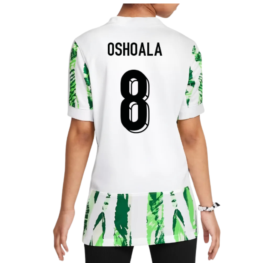 2025-2026 Nigeria Womens Team Away Shirt (Kids) (Oshoala 8)