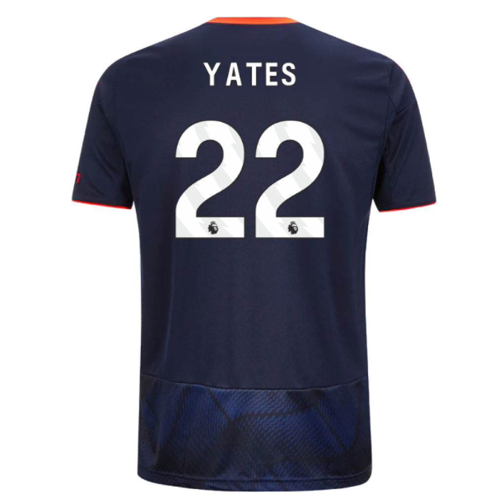 2025-2026 Nottingham Forest Third Shirt (Yates 22)