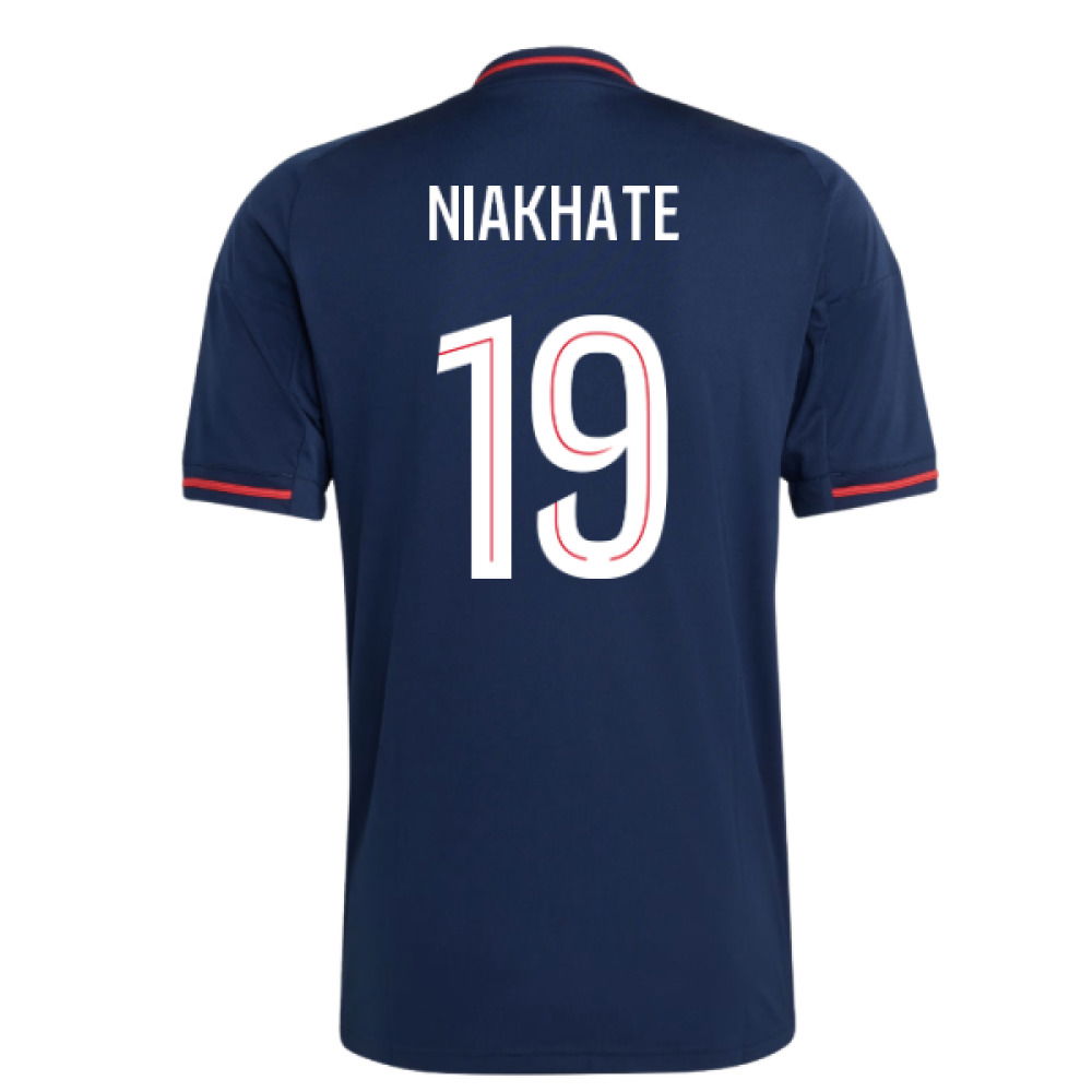 2025-2026 Olympique Lyon Away Shirt (Niakhate 19)