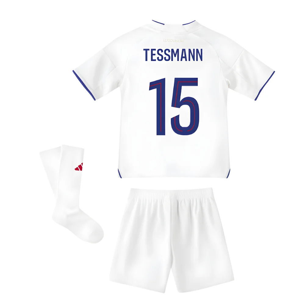 2025-2026 Olympique Lyon Home Mini Kit (Tessmann 15)