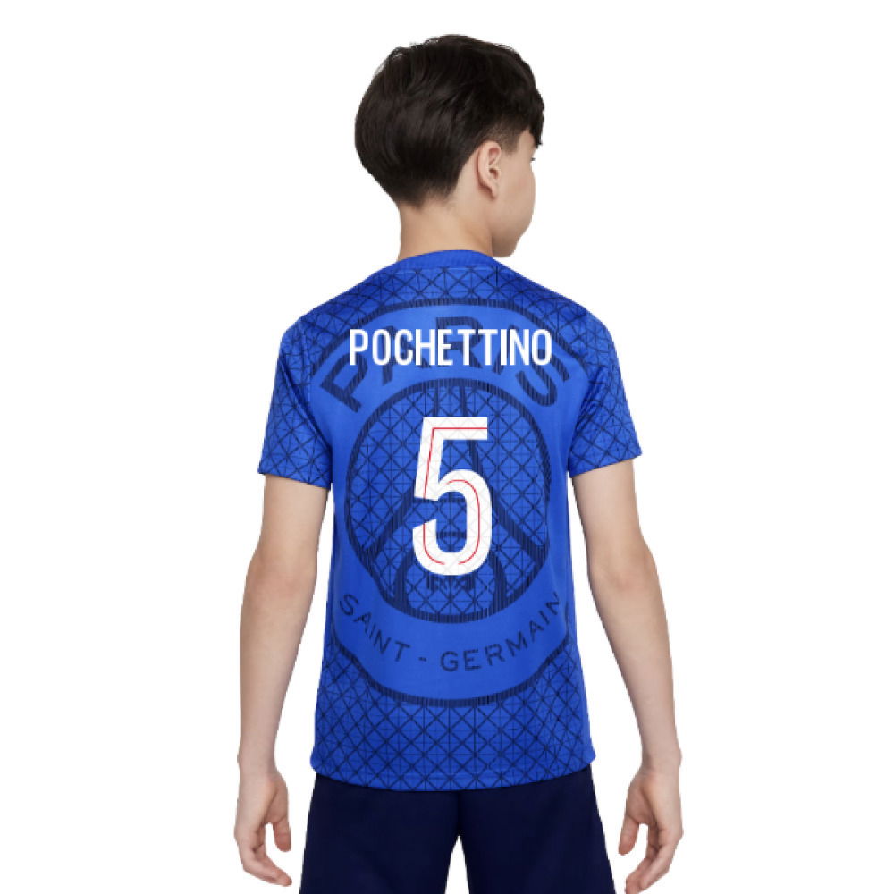 2025-2026 PSG Academy Pro Home Pre Match Shirt (Royal) - Kids (Pochettino 5)