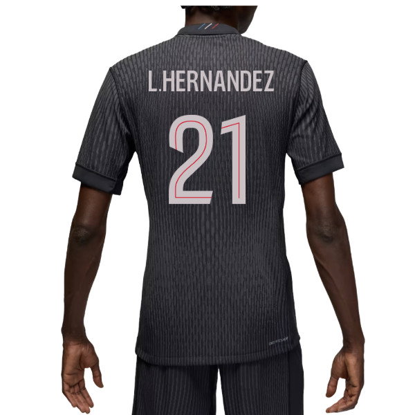 2025-2026 PSG Authentic Fourth Shirt (L.Hernandez 21)