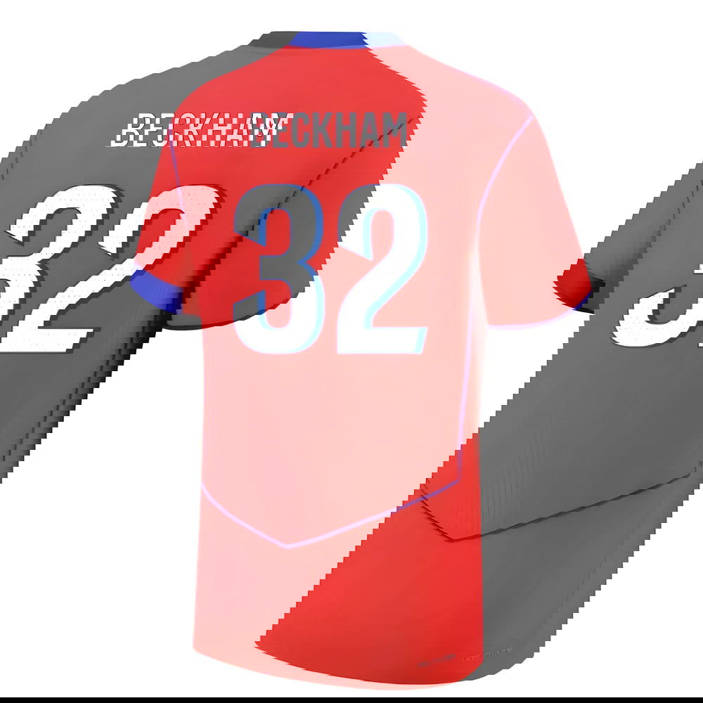 2025-2026 PSG Authentic Third Shirt (Beckham 32)