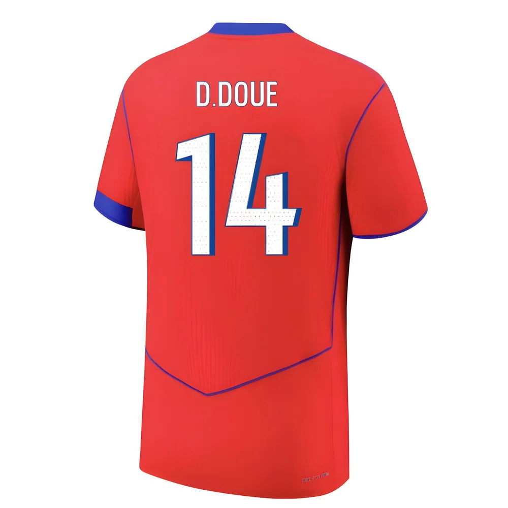 2025-2026 PSG Authentic Third Shirt (D.Doue 14)