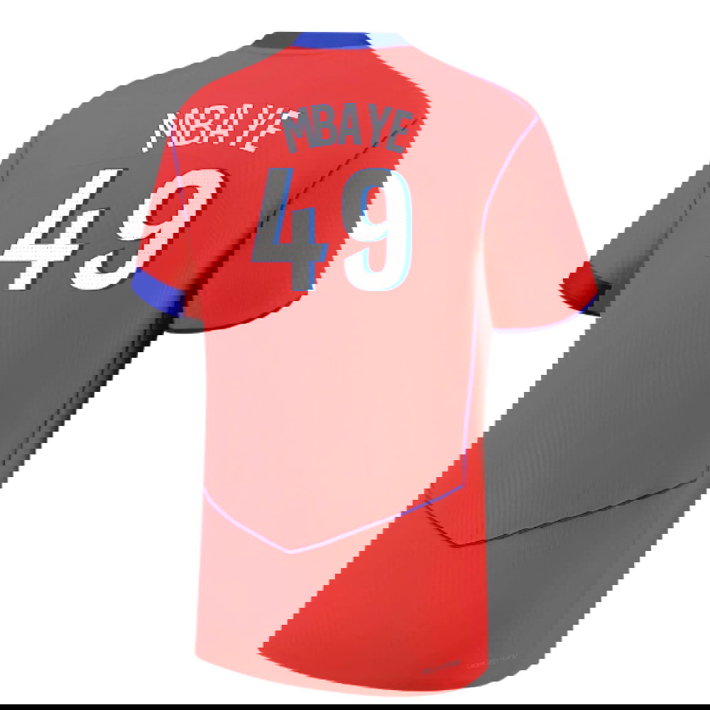 2025-2026 PSG Authentic Third Shirt (Mbaye 49)