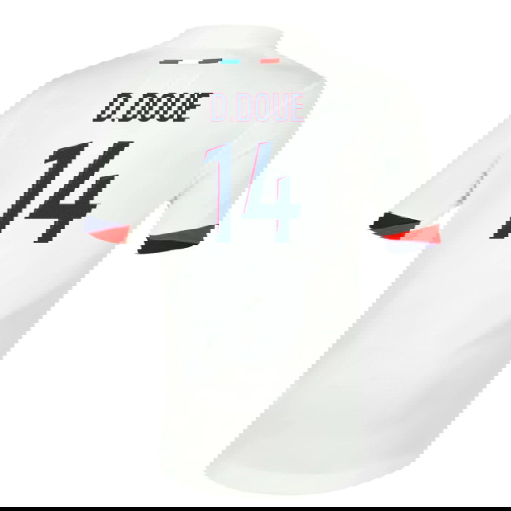 2025-2026 PSG Away Shirt (Sponsorless) - Kids (D.Doue 14)