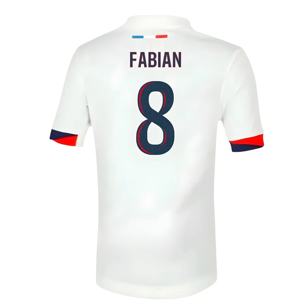 2025-2026 PSG Away Shirt (Sponsorless) - Kids (Fabian 8)